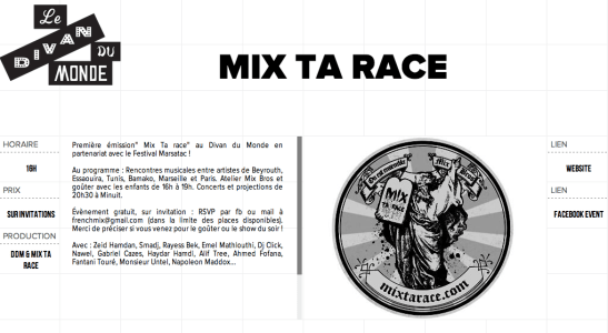 mix ta race divan du monde zeid hamdan